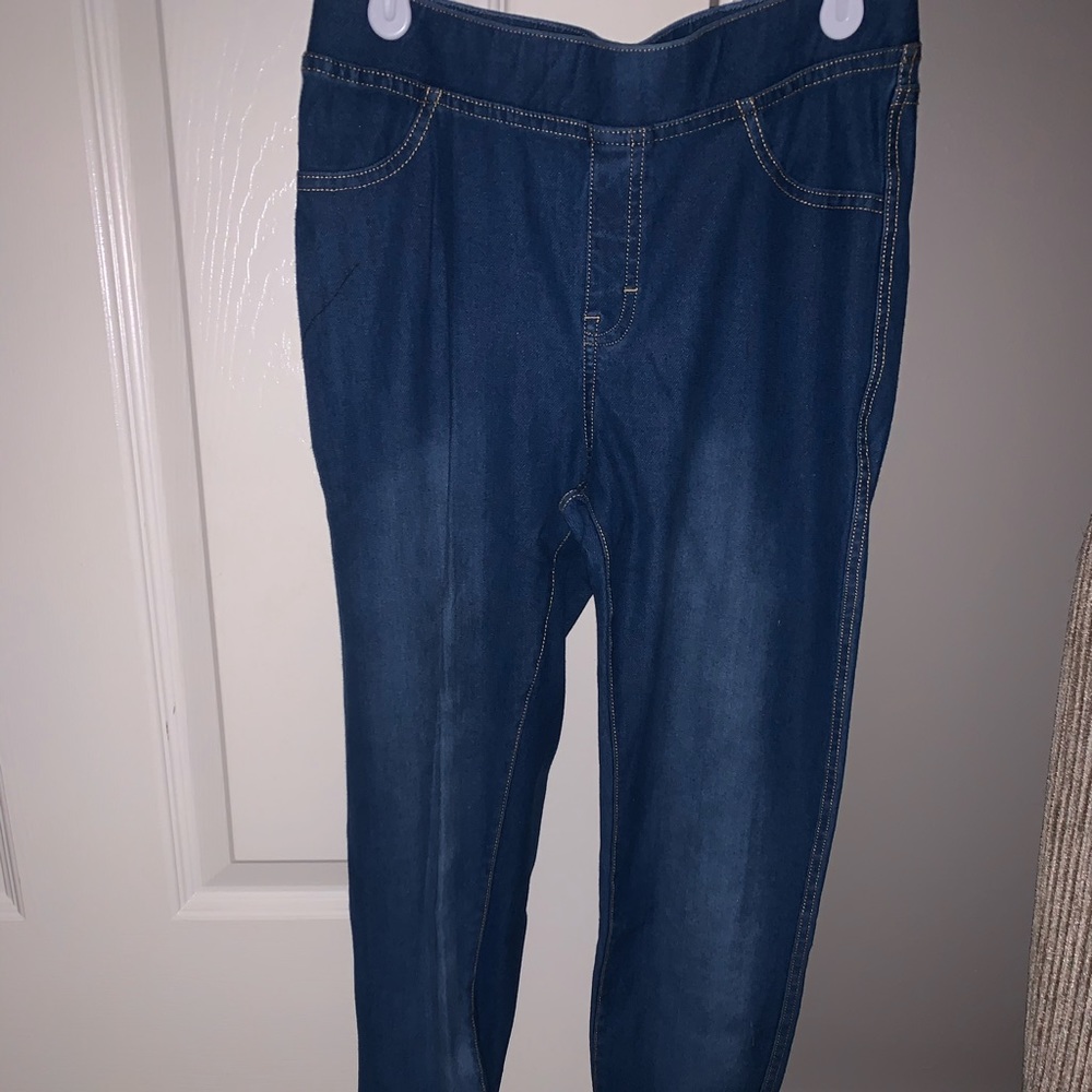 H and m light dark wash jeggings